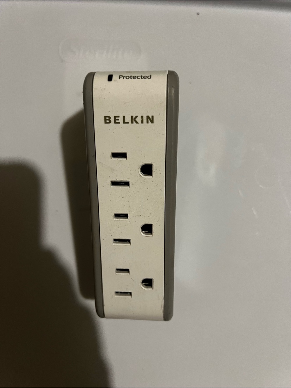 Belkin White and Gray 4-Outlet Surge Protector